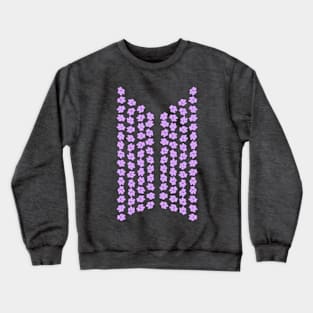 BTS bangtan gummy purple animal logo army | Morcaworks Crewneck Sweatshirt